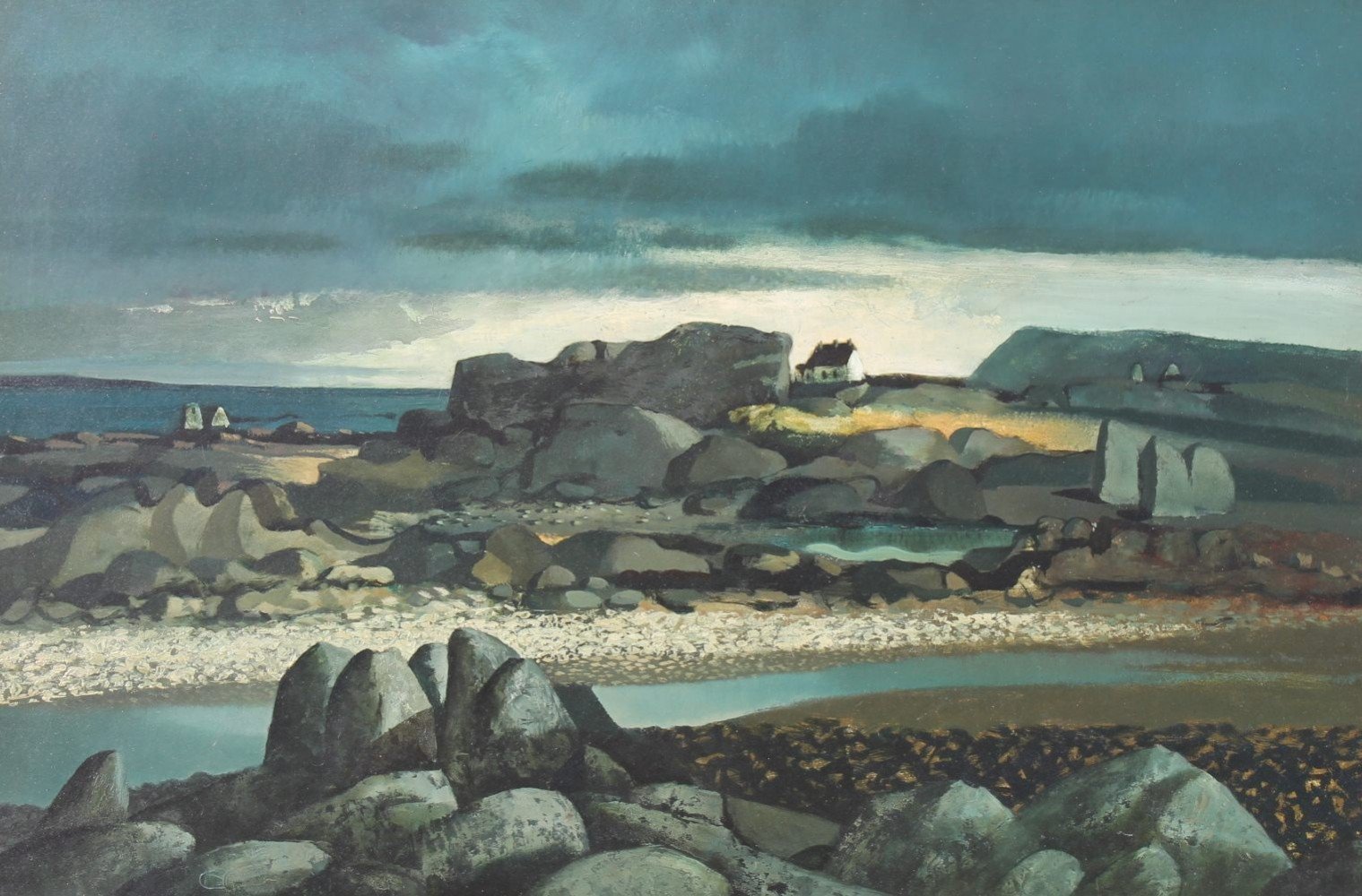 Irish Coastal Landscape by Daniel O’Neill