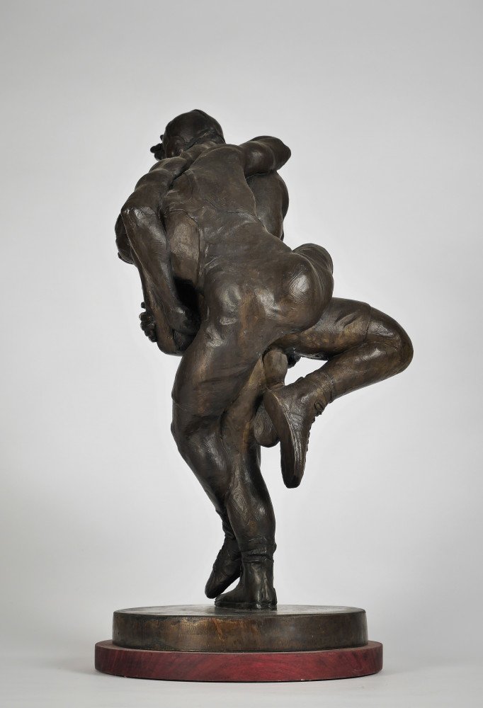 Wrestlers by David Deming