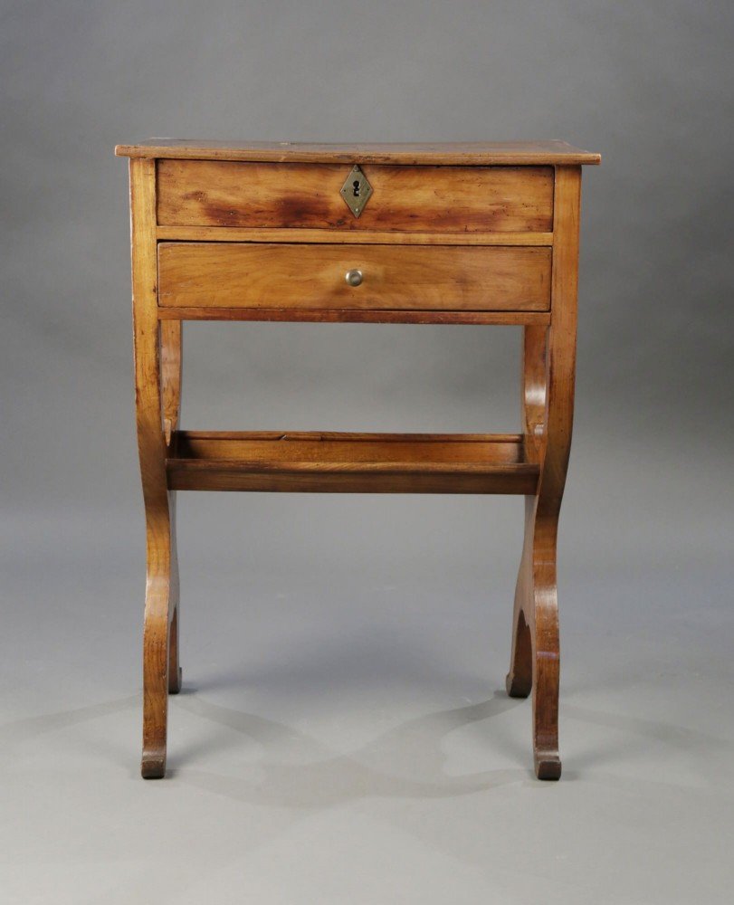 Provincial French Fruitwood Occasional Table, Directoire by 18th Century French School