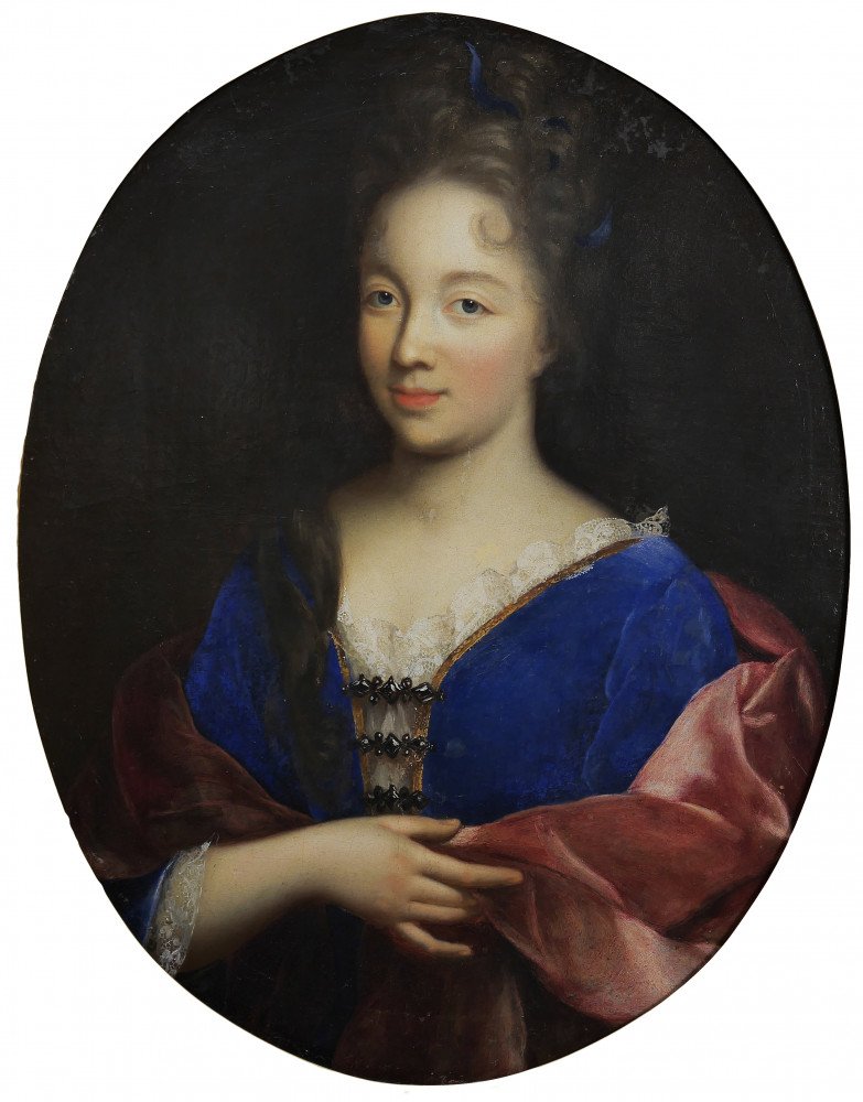 Portrait of a Young Woman by 17th Century British School