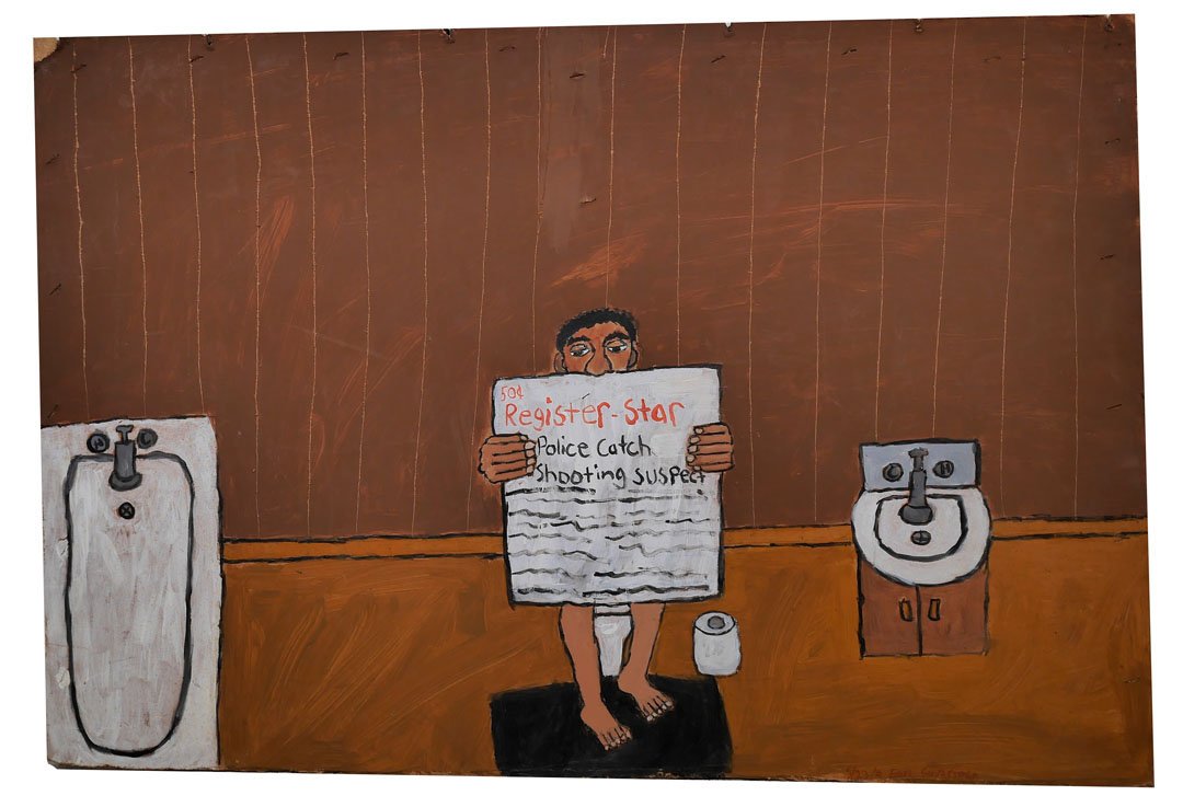 Bathroom Scene by Earl Swanigan