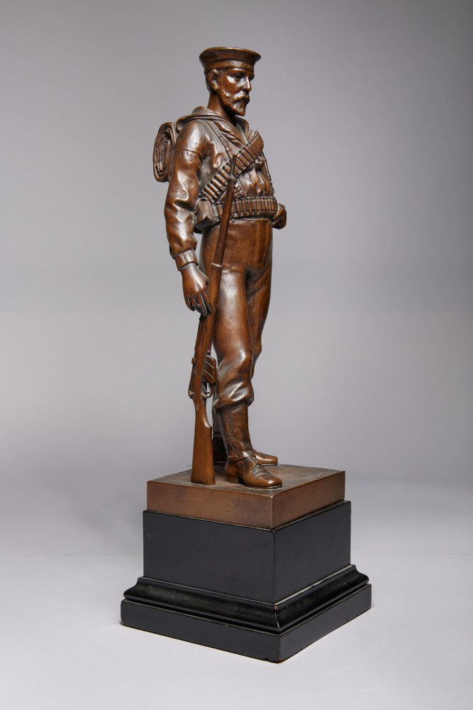 Figure of a Royal Navy Seaman by Elkington & Co.