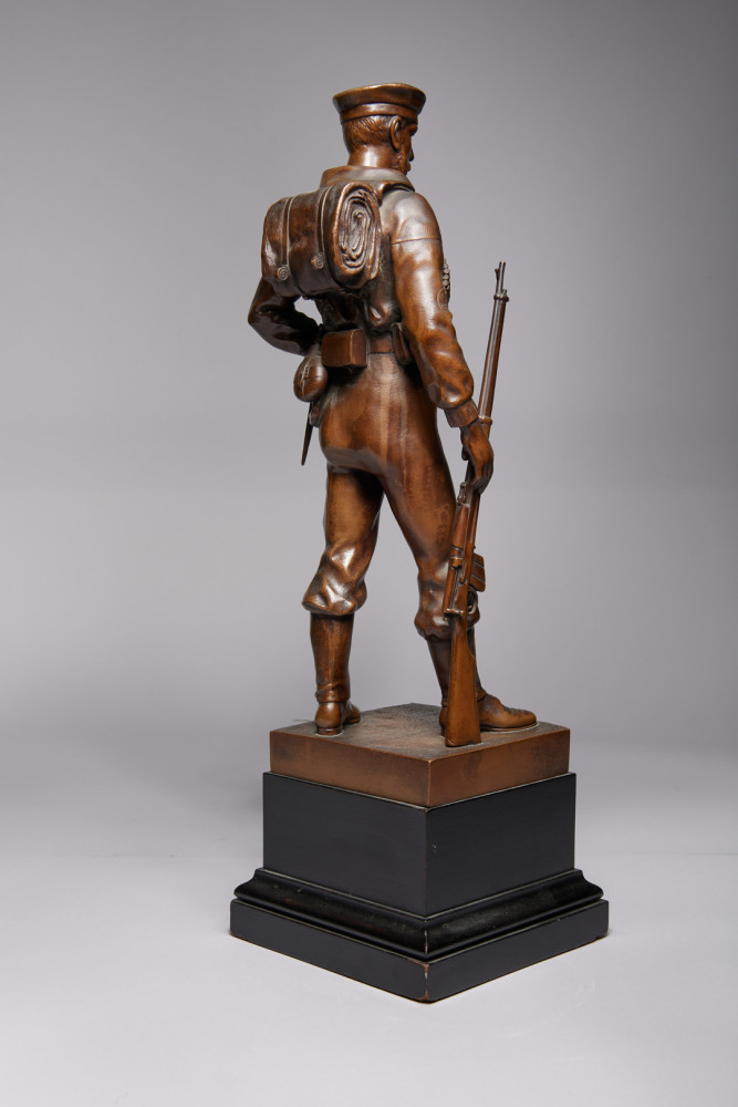 Figure of a Royal Navy Seaman by Elkington & Co.