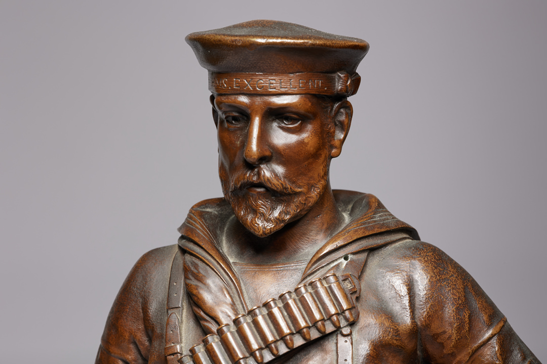 Figure of a Royal Navy Seaman by Elkington & Co.