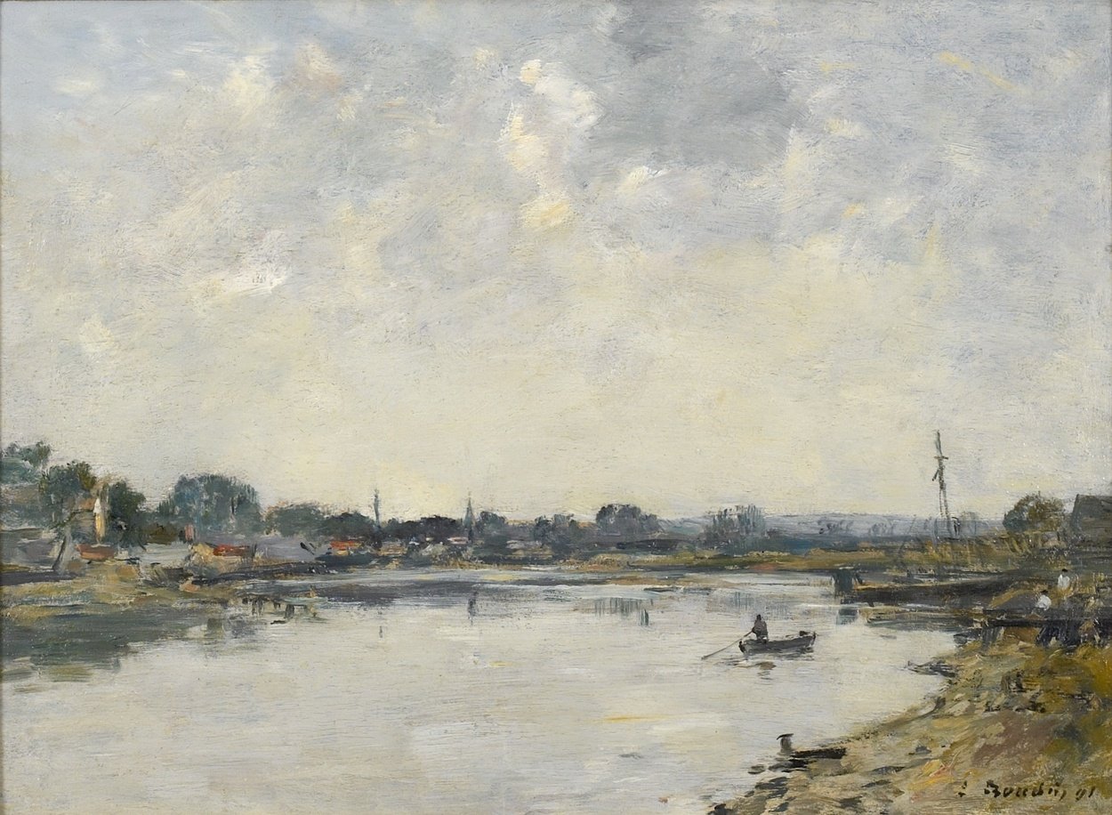 Si-Vallery	Sur Somme by Eugene Boudin