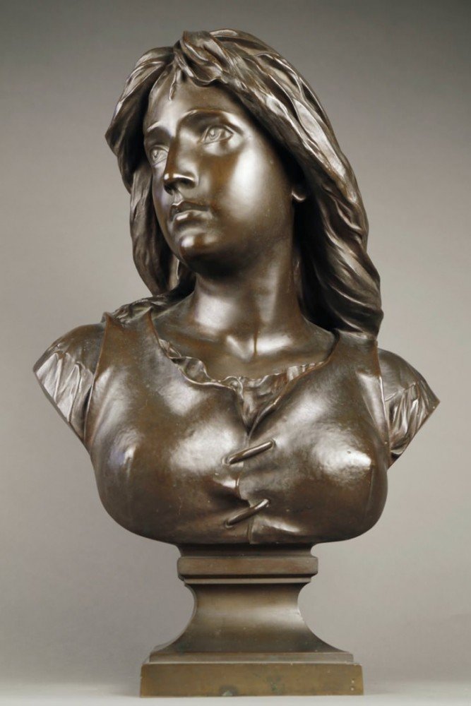 Bust of Mignon by Eugene Antoine Aizelin