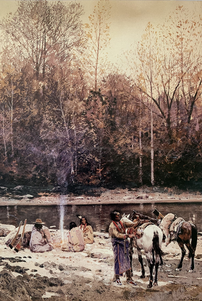 The Hunting Party by Henry Farny