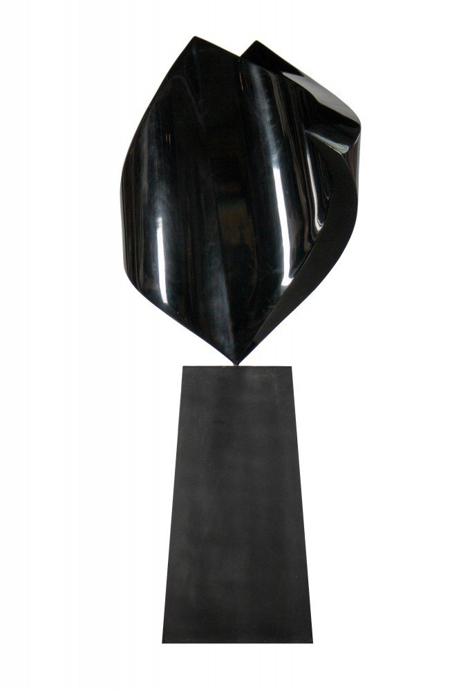 Abstract Metal Sculpture: 