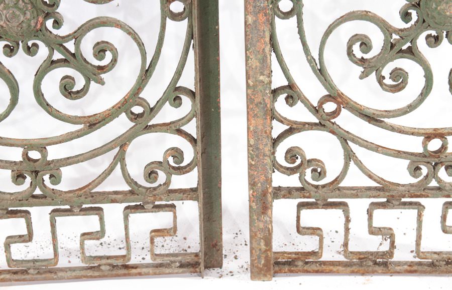 Pair of French Iron Gates, c.1900