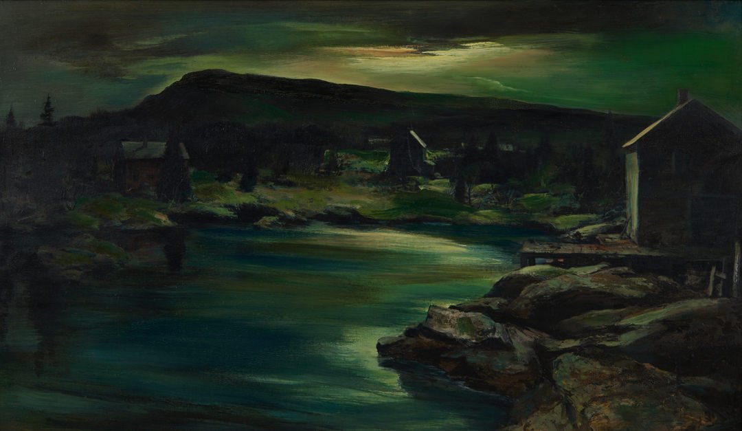 Clyde Cove, Moonlight by Carl Frederick Gaertner