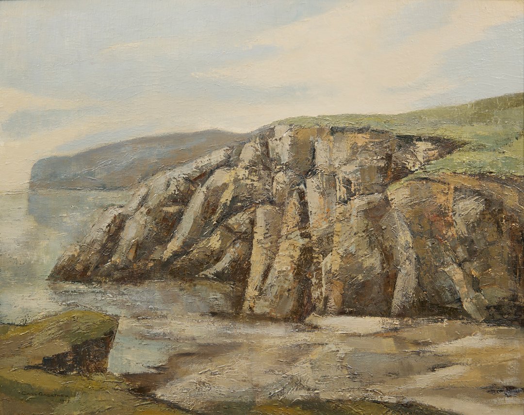 Rocky Cove by Carl Frederick Gaertner