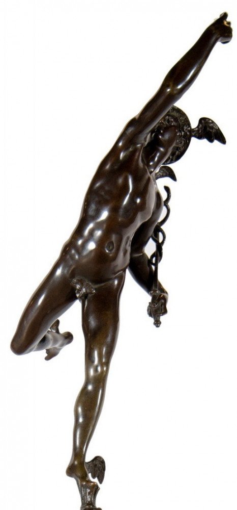 Mercury Standing on the Breath of Zeus I by After Giambologna