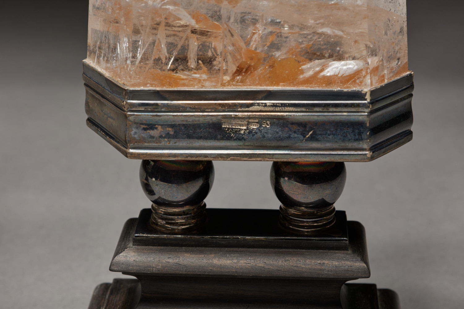 Pair of Rock Crystal Obelisks by Guiliano Tincani