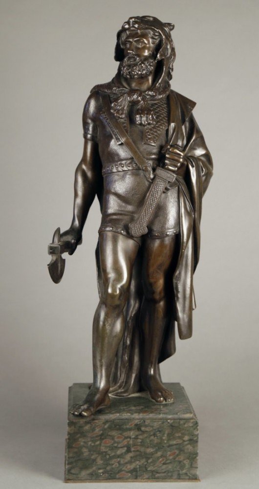 Bronze Figure of Hercules by 19th Century Italian School