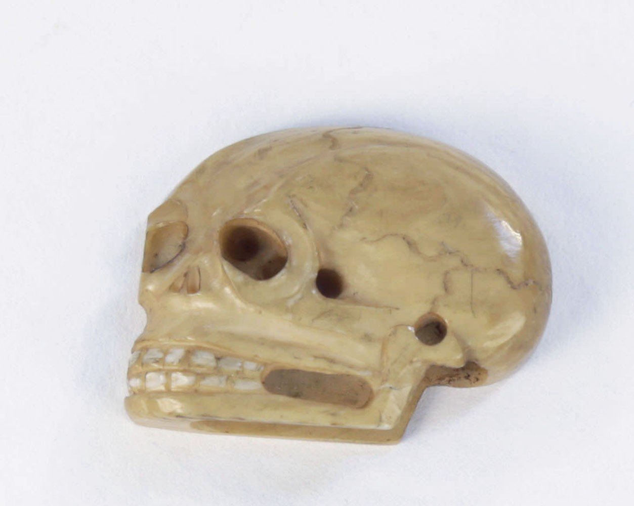 A Japanese Bone or Ivory Button or Netsuke by 19th Century Japanese School