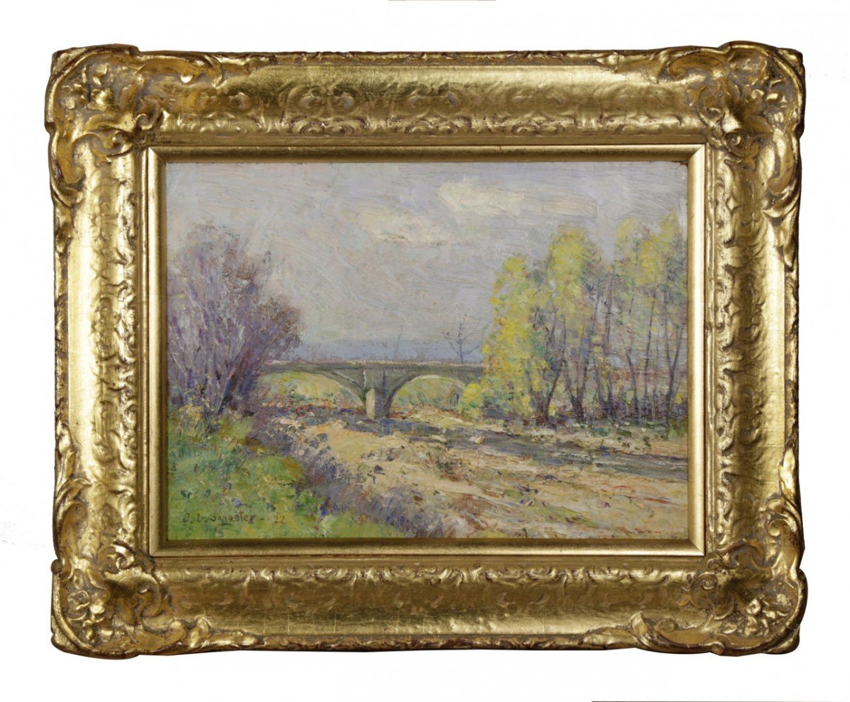J.L. Sangster - Spring Landscape by J.L.Sangster
