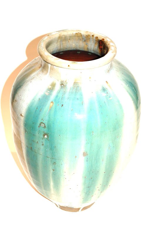 A Japanese Shigaraki Ware Urn