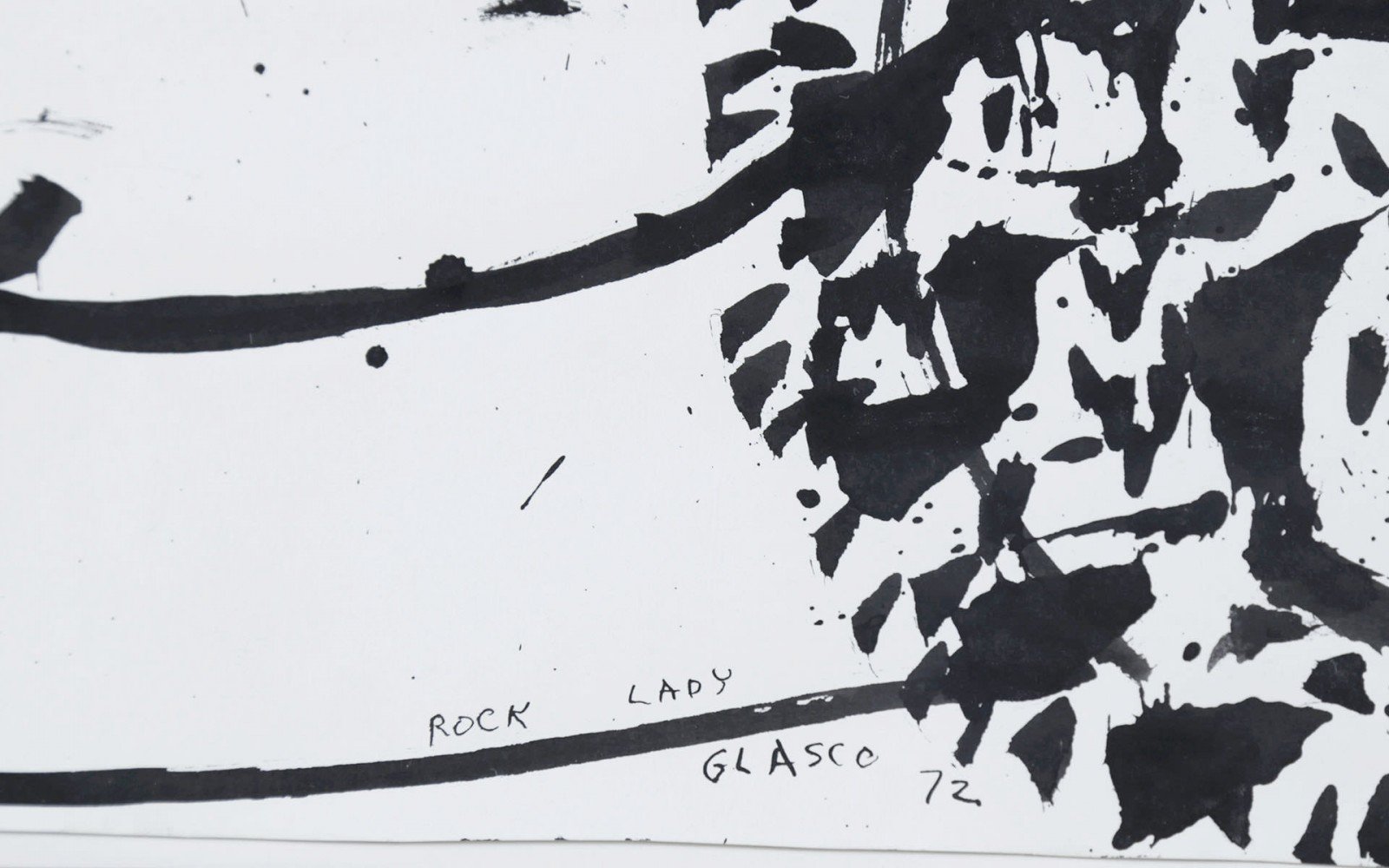 Rock Lady, Janis Joplin by Joseph Glasco
