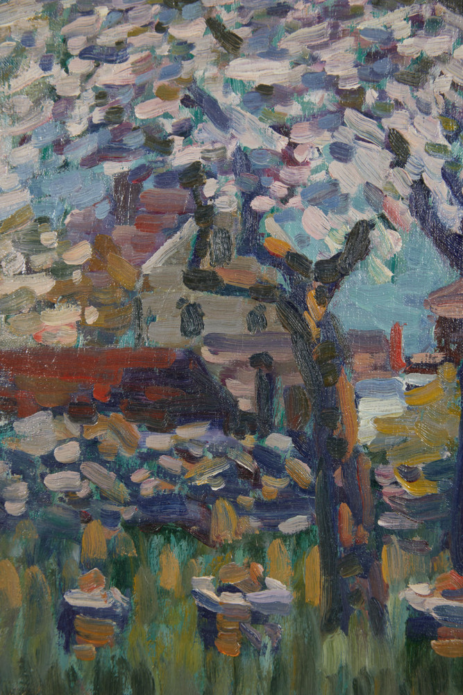 Flowering Tree Landscape by Charles Salis Kaelin