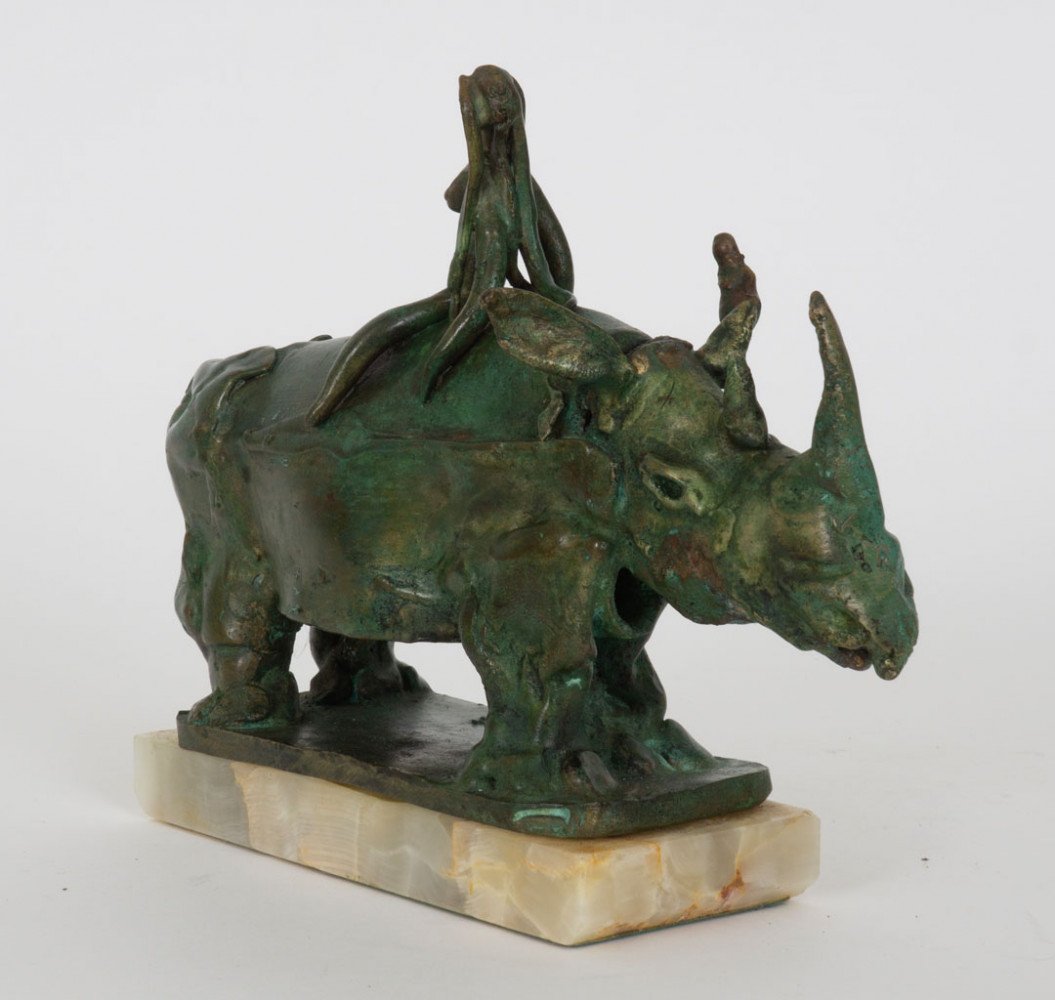 Godiva on a Rhinoceros by John Kearney