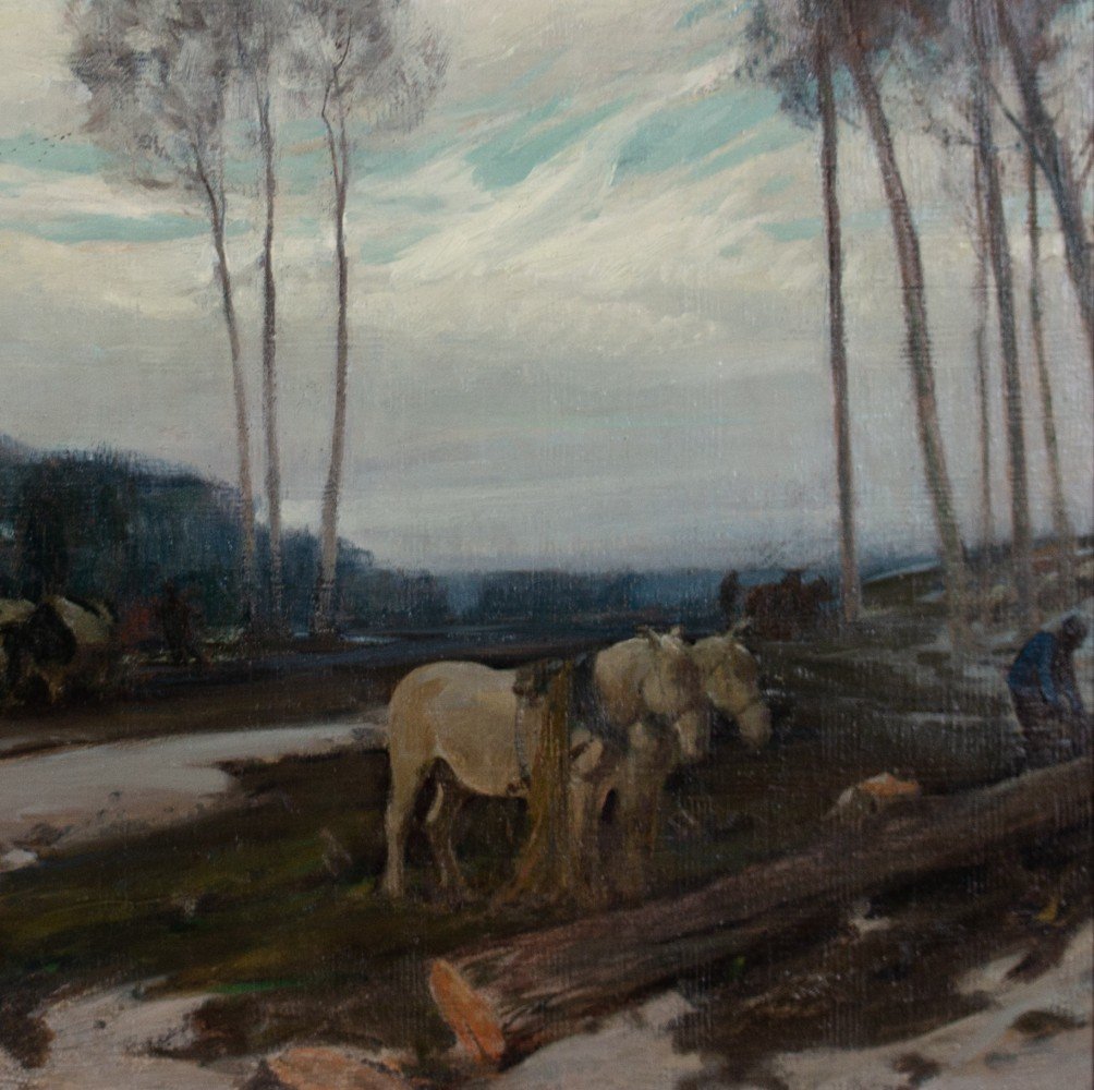Logging Along the Vermilion River by Henry George Keller