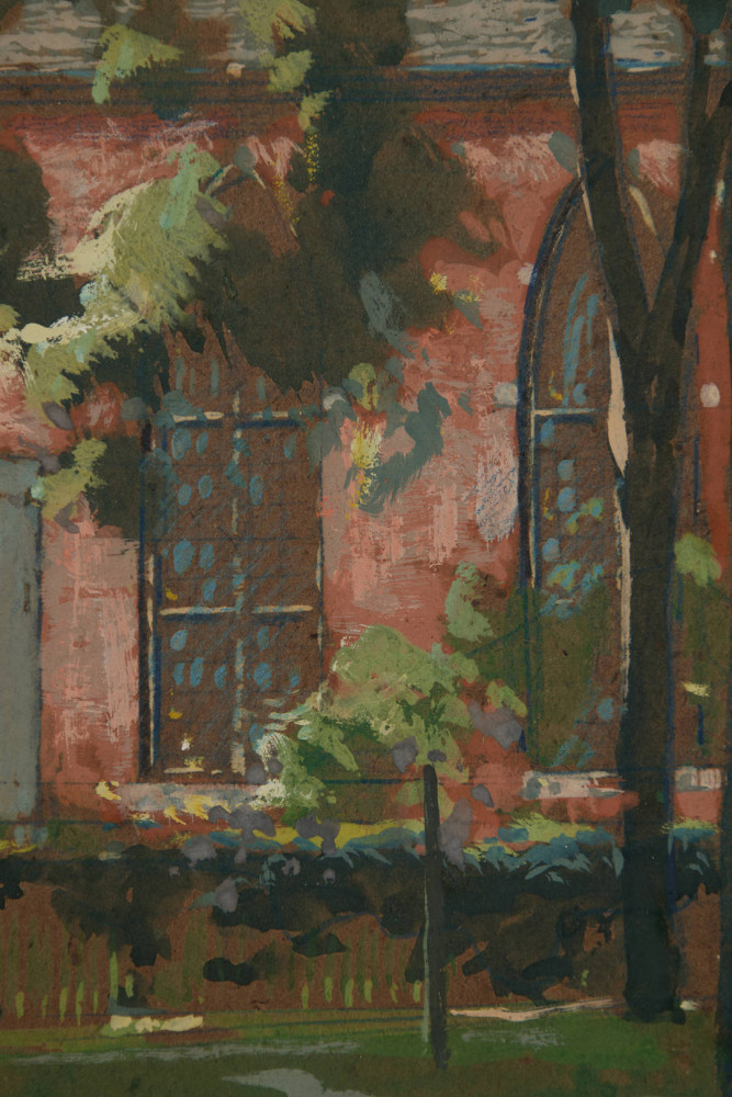 Ladies in a Church Yard by Henry George Keller