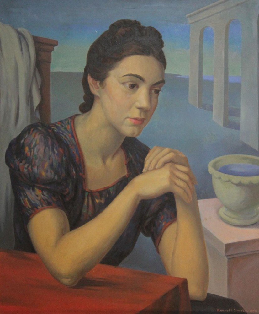 A Portrait of Catherine Vagnoni by Kenneth Stubbs