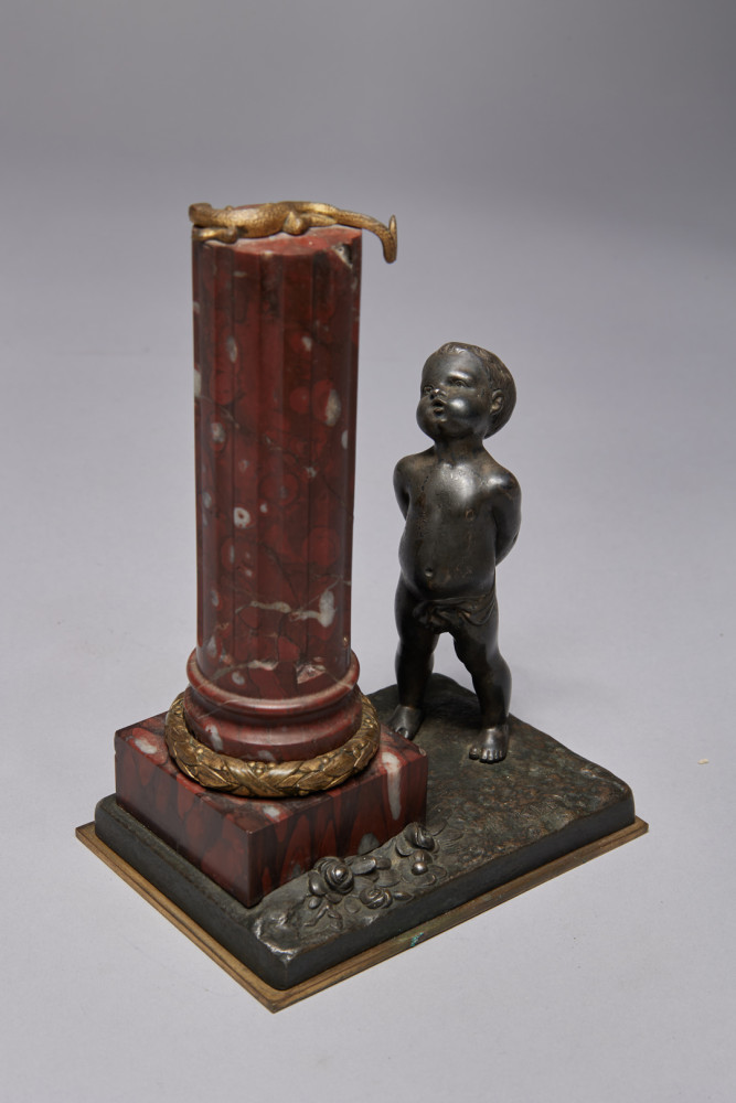 The Lizard, 19th Century (watch holder) by Louis Kley