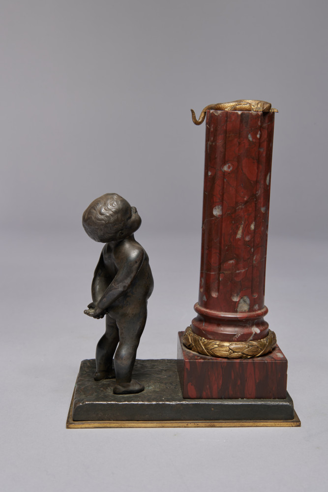The Lizard, 19th Century (watch holder) by Louis Kley