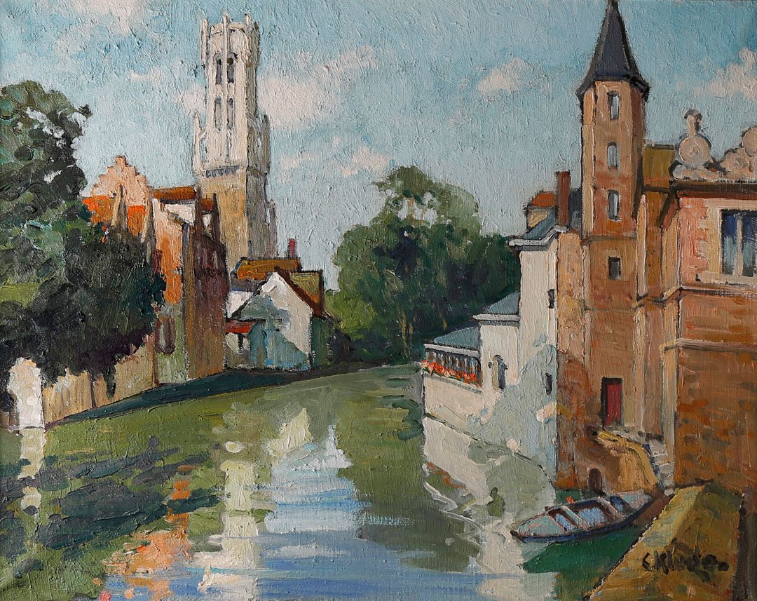 Bruges Riverscape by Constantin Kluge