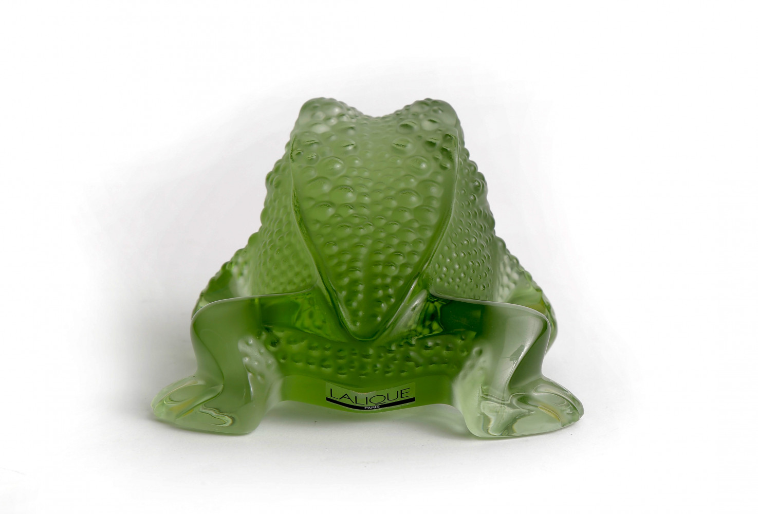 Lalique Art Glass, Gregoire Frog 