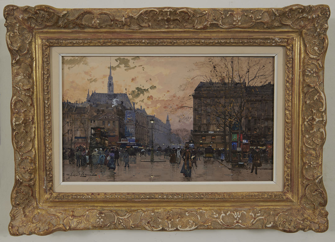 Boulevard de Strasbourg by Eugène Galien Laloue