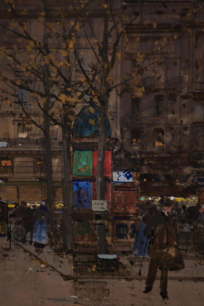 Boulevard de Strasbourg by Eugène Galien Laloue