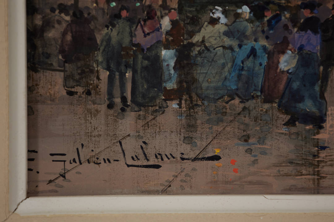 Boulevard de Strasbourg by Eugène Galien Laloue