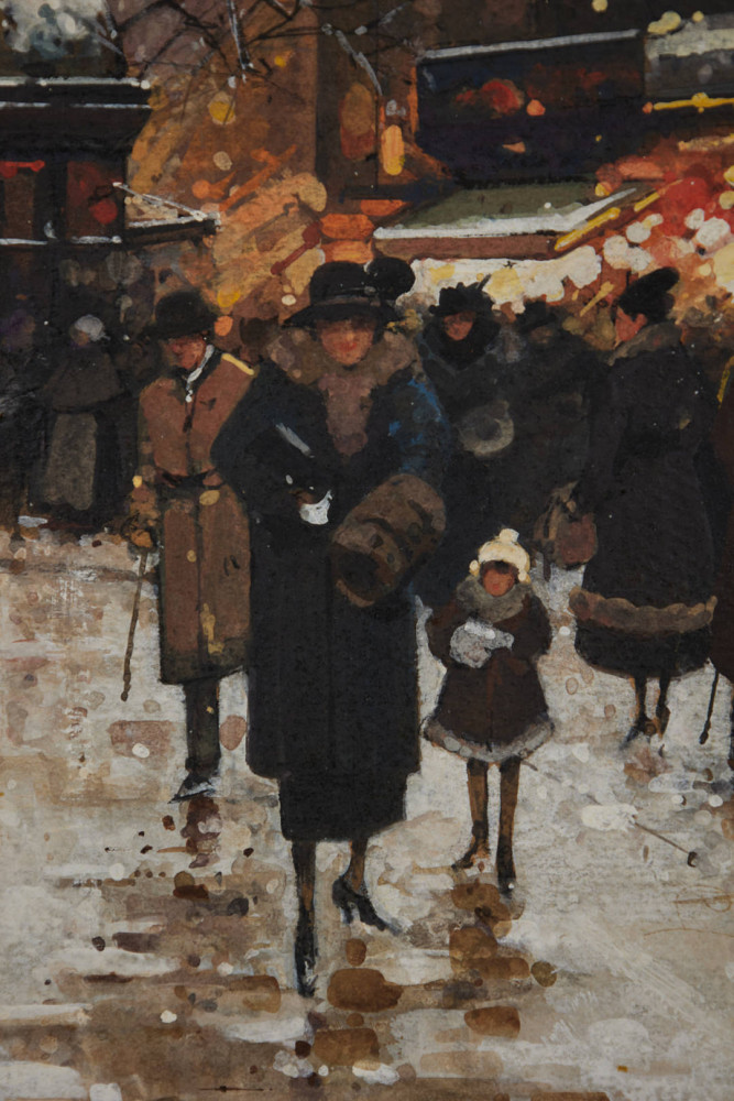 Théâtre du Gymnasium by Eugène Galien Laloue