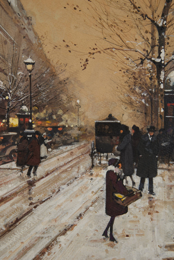 Théâtre du Gymnasium by Eugène Galien Laloue