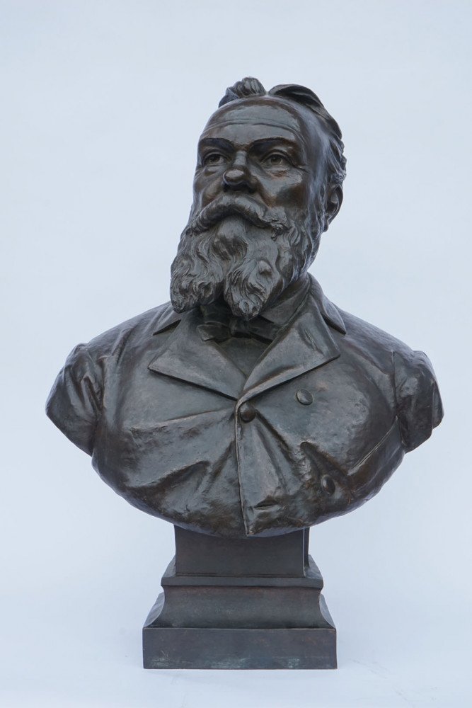 Bust of a Man by Adolphe Jean Lavergne