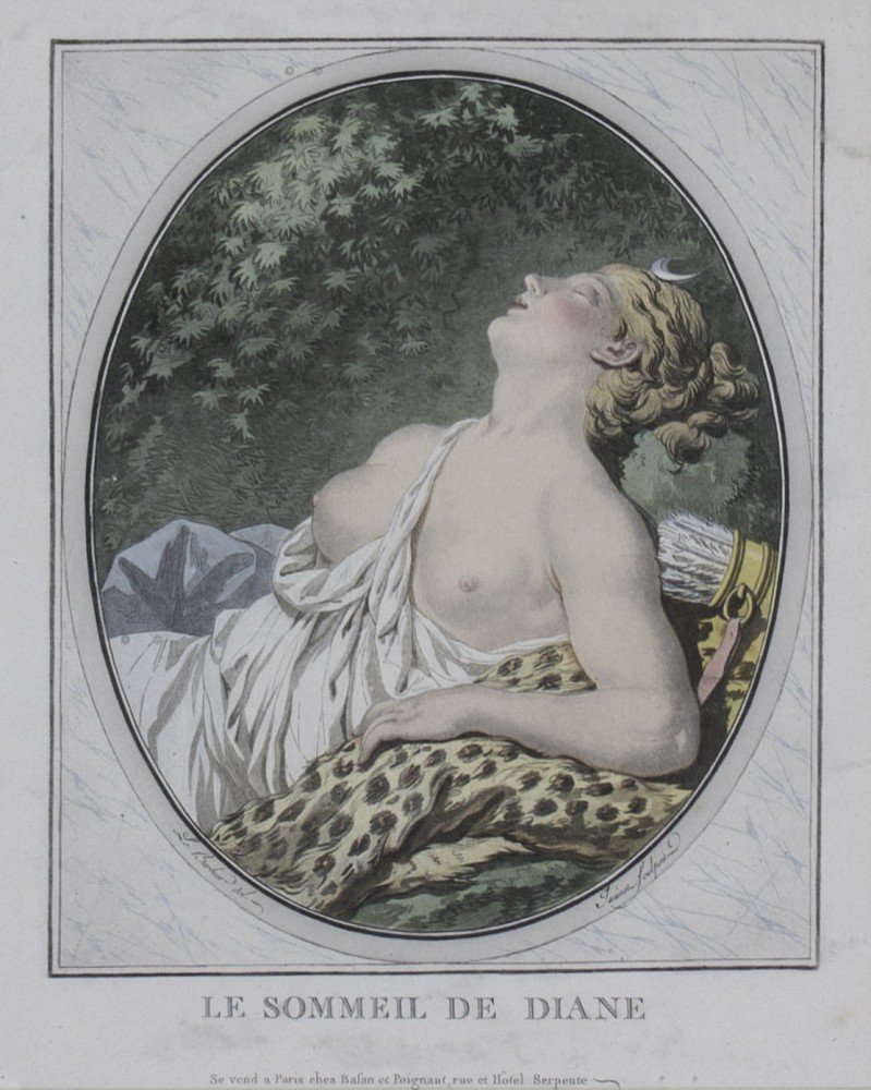 Le Sommeil De Diane by 19th Century French School