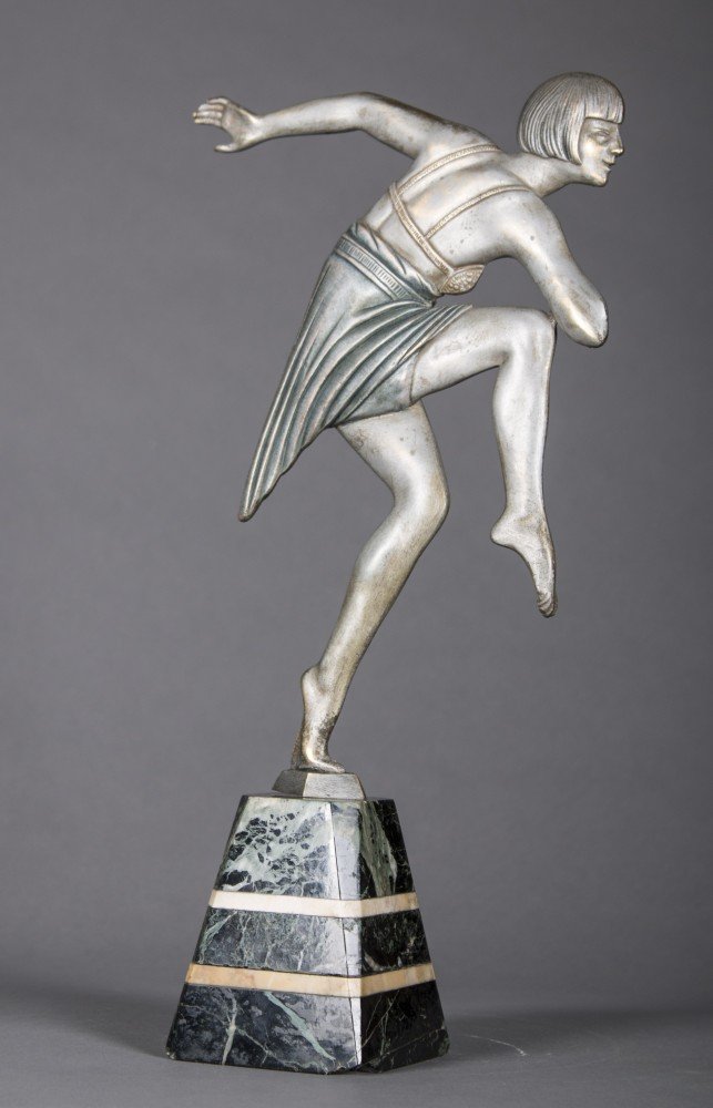 Art Deco Dancing Figure by Max Le Verrier
