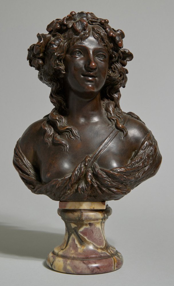 Bust of a Nymph by Joseph Charles Marin