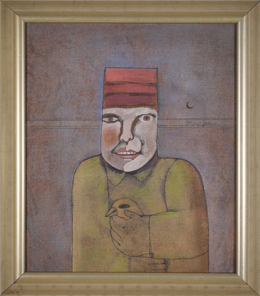 Man with Bird by Mary Spain