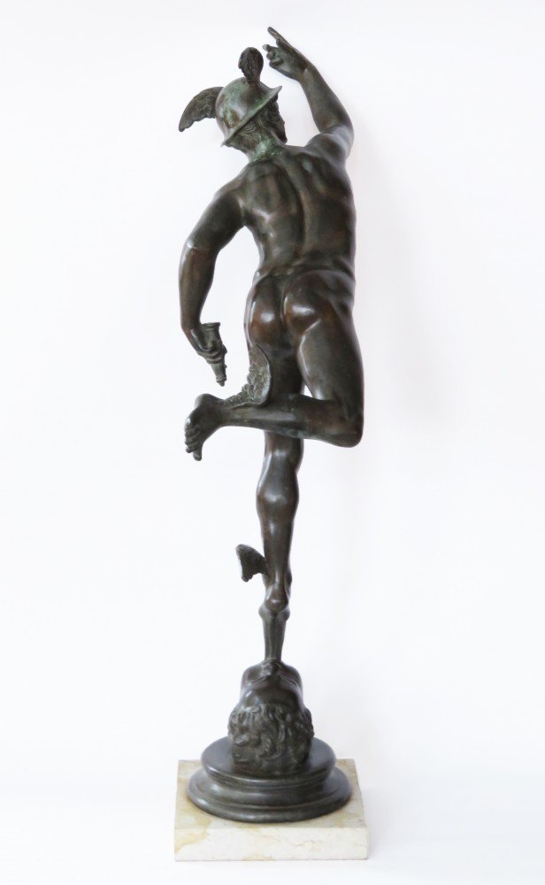 Grand Tour Bronze Sculpture of Hermes