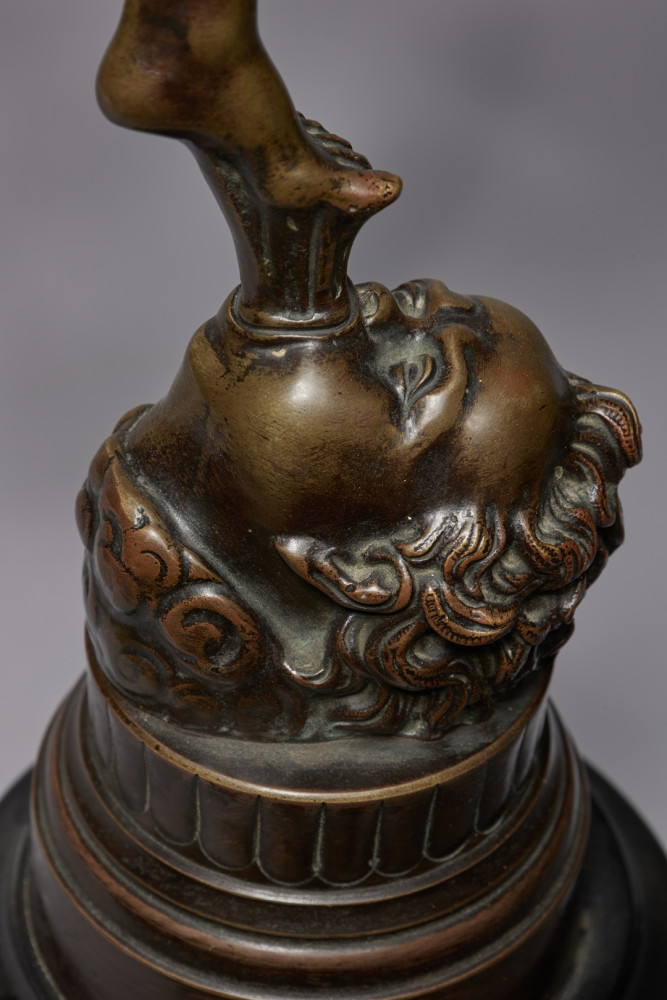 Mercury Standing on the Breath of Zeus by 19th Century Italian School