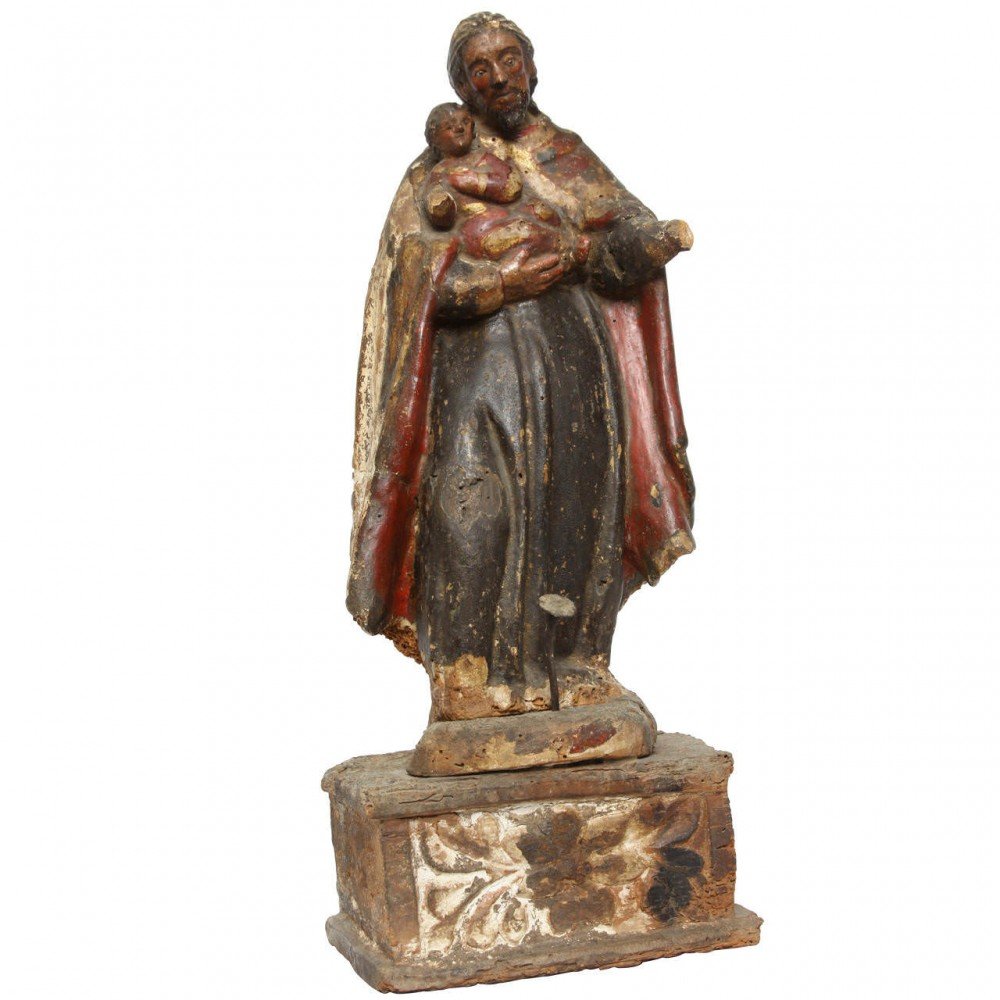 Mexican Santos Figure, St.Joseph
