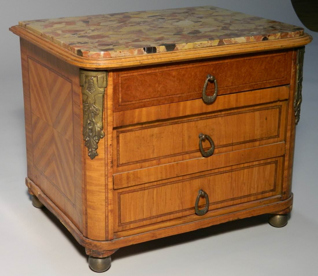Miniature Humidor in the style of a late 18thc. French commode