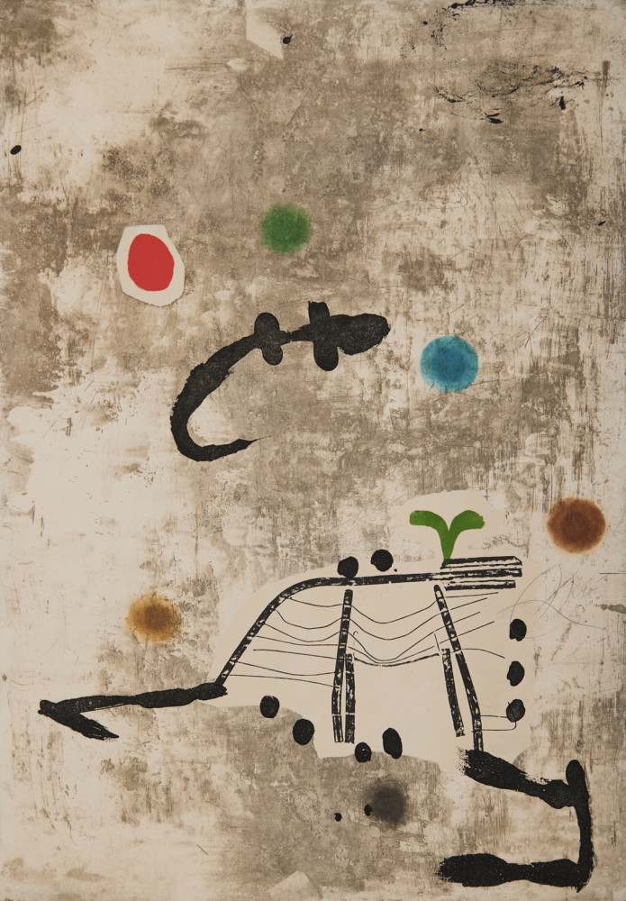 Personatge I Estels II by Joan Miró
