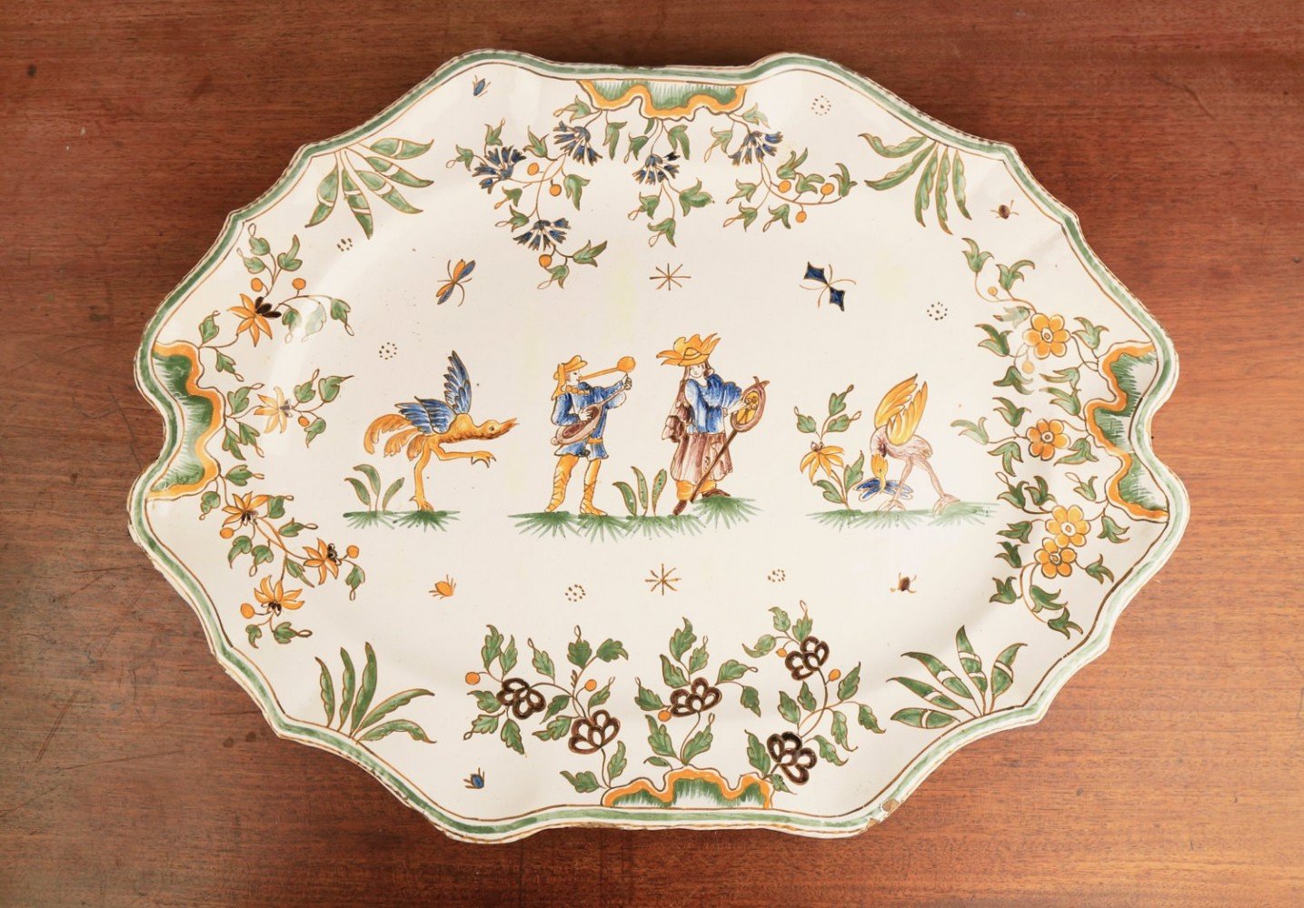 A Moustiers Faience Platter, France, 18thc.