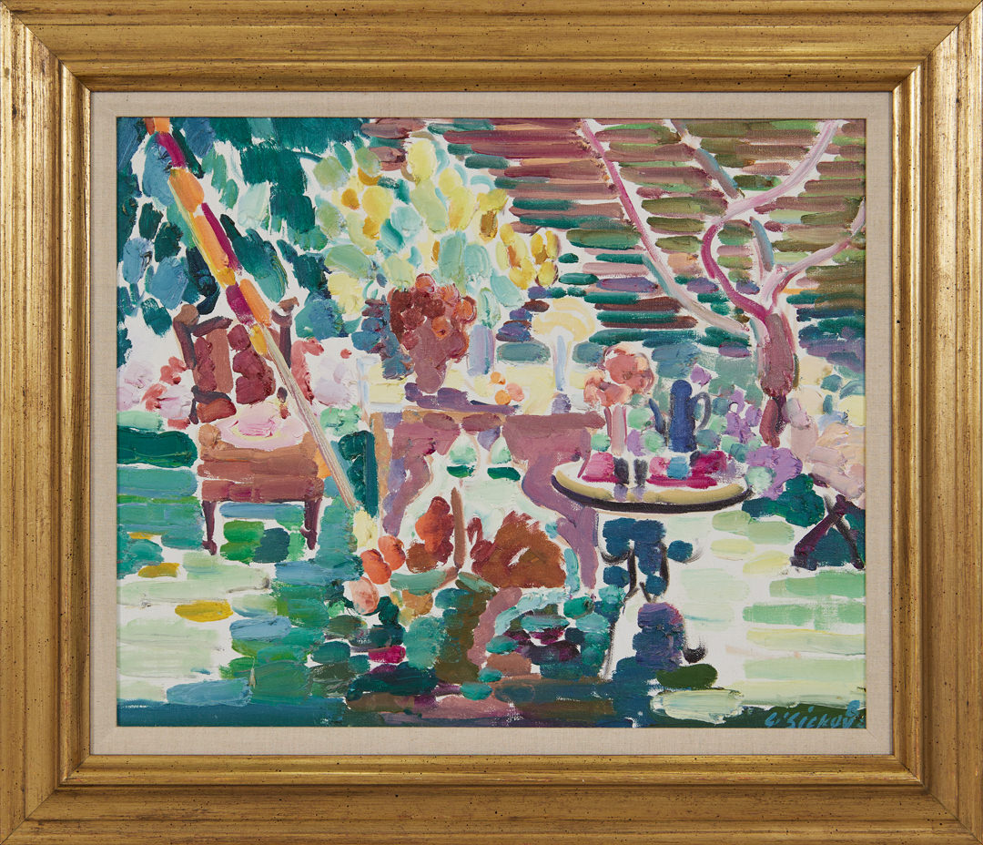 Garden Scene by Joseph Benjamin O’Sickey