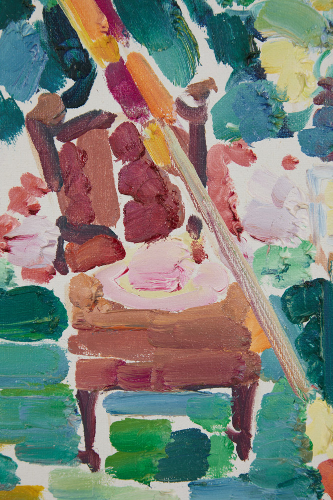 Garden Scene by Joseph Benjamin O’Sickey