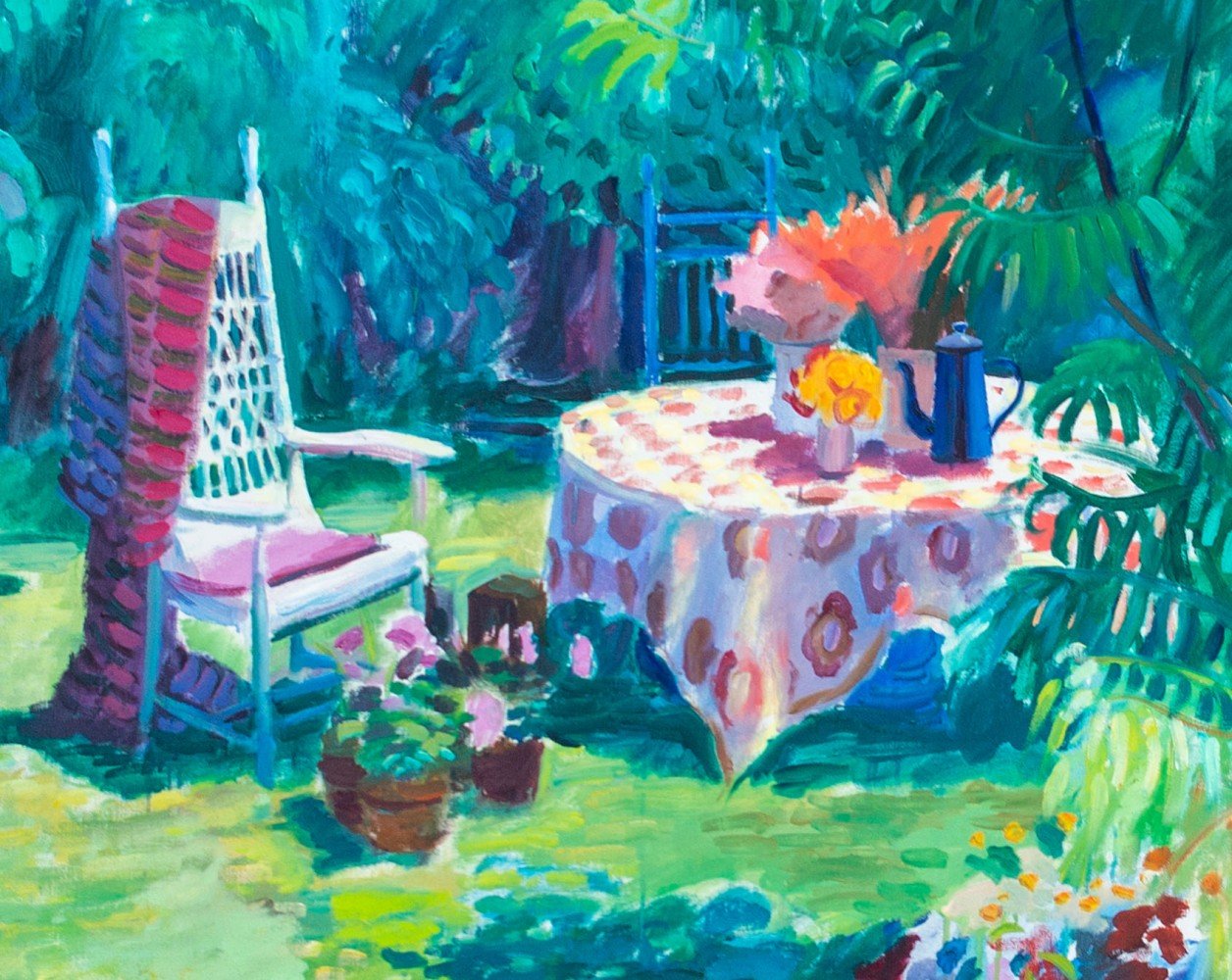 Table in the Garden by Joseph Benjamin O’Sickey
